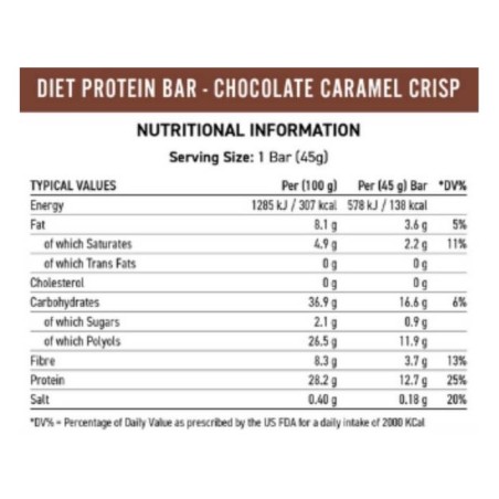 Diet Protein Bar 45G (Applied Nutrition)