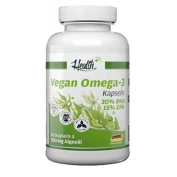 Health+ Vegan Omega 3 60CAPS. (Zec+)