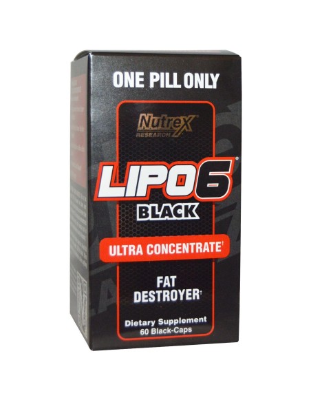 LIPO 6 Black Ultra Concentrate 60CAPS.  (Nutrex)