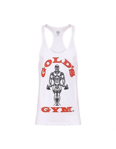 STRINGER JOE PREMIUM CAMISETA DE TIRANTES BLANCO (Gold's Gym)
