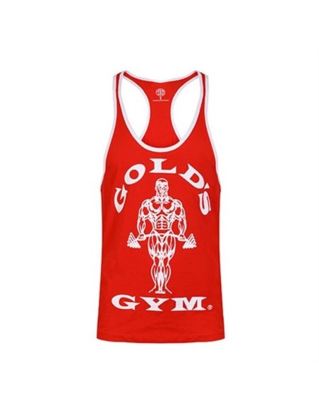 STRINGER JOE CONTRAST - CAMISETA DE TIRANTES ROJO/BLANCO- - (Gold's Gym)