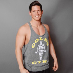 STRINGER  JOE PREMIUM - CAMISETA DE TIRANTES GRIS (GOLD´S GYM) - (Gold's Gym)