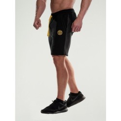 SWEAT SHORT LOGO - PANTALÓN CORTO DE DEPORTE HOMBRE COLOR NEGRO (GOLD´S GYM) - (Gold's Gym) 2