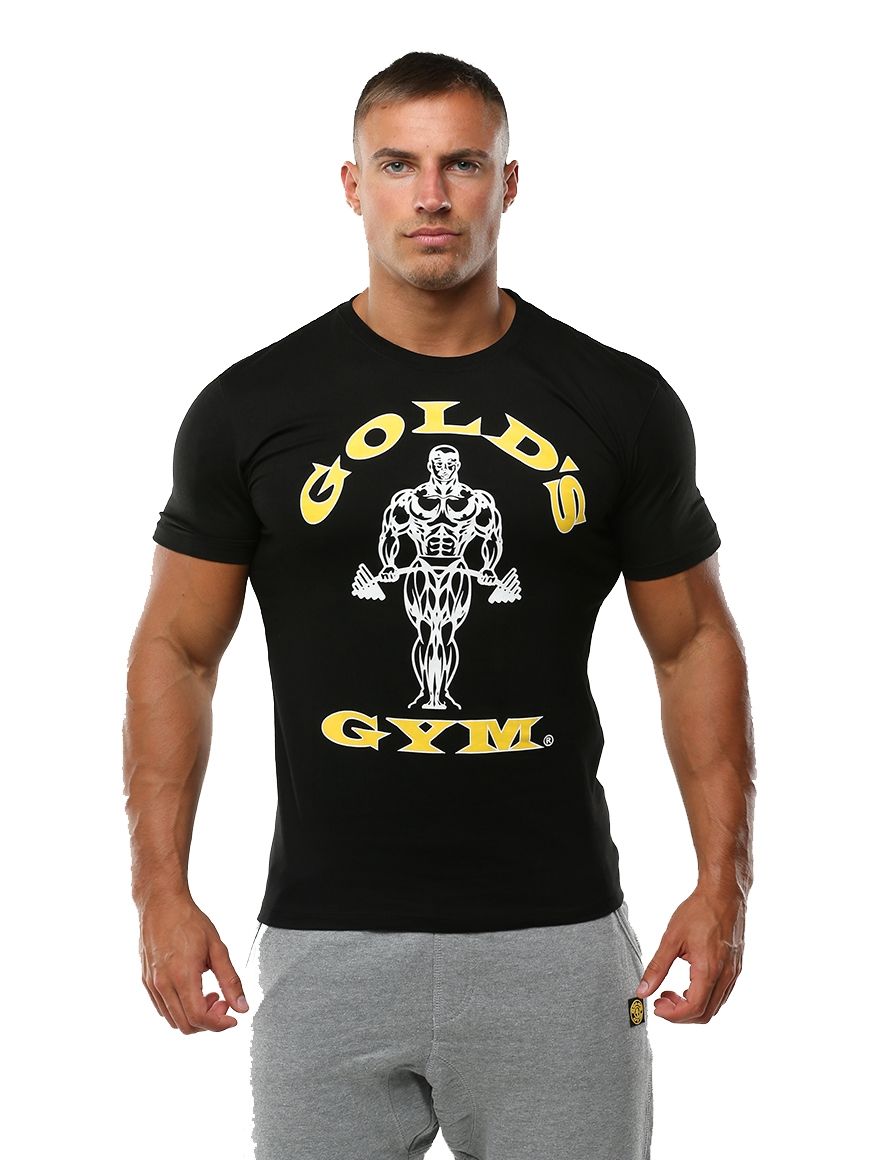 Pack de 1 Golds Gym Camiseta Muscle Joe Camiseta Deportiva de Entrenamiento prémium para Fitness Gimnasio Hombre 