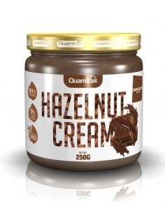HAZELNUT CREAM (CREMA DE AVELLANAS) SABOR CHOCOLATE 250GR.(QUAMTRAX)