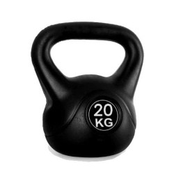 KETTLE BELL 20KG NEGRA - (Amaya Sport)
