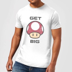 CAMISETA OFICIAL NINTENDO SPORT "GET BIG" BLANCA - () 2