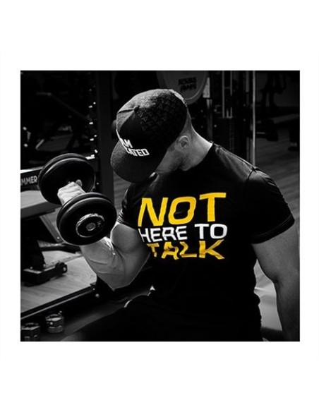 CAMISETA "NOT HERE TO TALK" - (Dedicated)