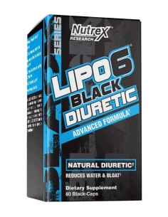 LIPO-6 BLACK DIURETIC | DIURÉTICO- ELIMINACIÓN DE LÍQUIDOS (NUTREX)