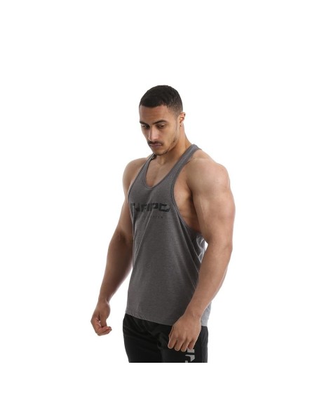 CAMISETA DE TIRANTES GRIS OSCURO/NEGRO - (Ript)