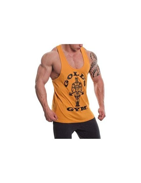 STRINGER  JOE PREMIUM CAMISETA DE TIRANTES GOLD COLOR (GOLD´S GYM) - (Gold's Gym)