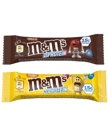 M&M'S HI PROTEIN BAR 51G (MARS PROTEIN) - (Mars / Snickers / Twix / M&M's)