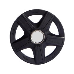 DISCO OLIMPICO PREMIUM 5 KG. CON CASQUILLO DE ACERO - (Fitness Deluxe)