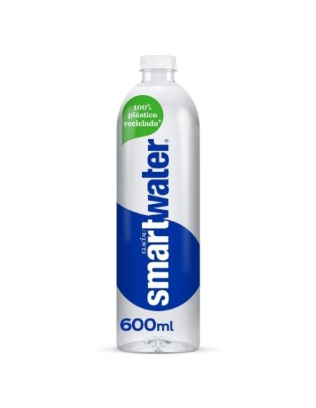 SMART WATER (AGUA VAPORIZADA Y DESTILADA CON ELECTROLITOS) 600ML - (Aquabona)