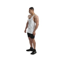 STRINGER  CAMO JOE - CAMISETA DE TIRANTES BLANCA (GOLD´S GYM) - (Gold's Gym) 2