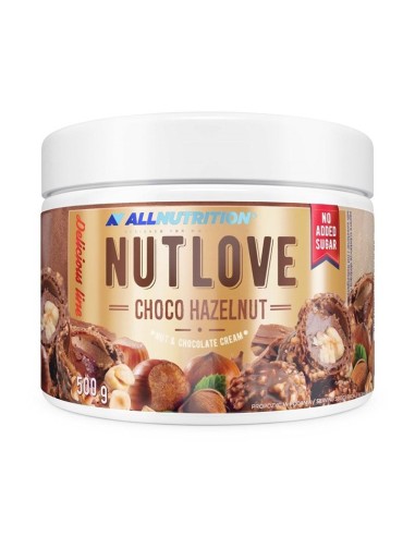 NUTLOVE CHOCO HAZELNUT AND CHOCO CREAM 500G (ALLNUTRITION)