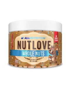NUTLOVE WHOLE NUTS ALMONDS IN MILK CHOCO CINNAMON 300G (ALLNUTRITION) - (AllNutrition)