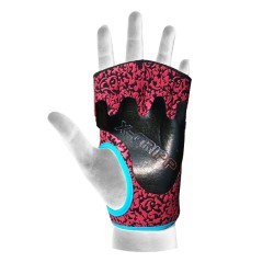 GUANTE PARA ENTRENAMIENTO MUJER NEGRO/ROSA/TURQUESA (CHIBA) 2