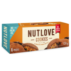 Nutlove Cookies Chocolate Peanut Butter 130G (AllNutrition)