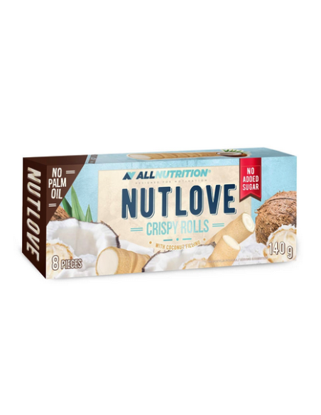 Nutlove Crispy Rolls Coconut 140G (Allnutrition)