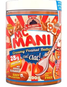 Mc Mani Clac Toasted (Crema de Cacahuete tostado) 400G (Max Protein)
