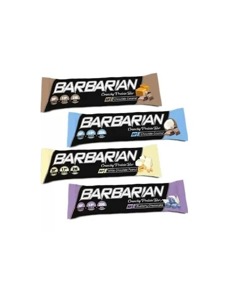 BARBARIAN CRUNCHY PROTEIN BAR 55 G. - (Stacker2)