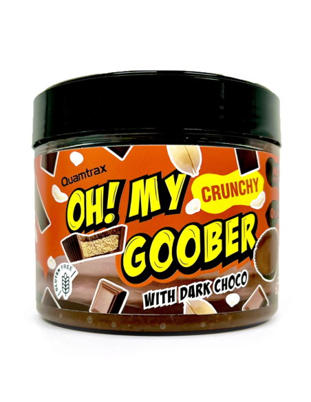 Oh My Goober Crema de Cacahuete y chocolate negro 250G (Quamtrax)