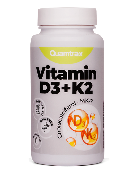 Vitamin D3+K2 60CAPS (Quamtrax)