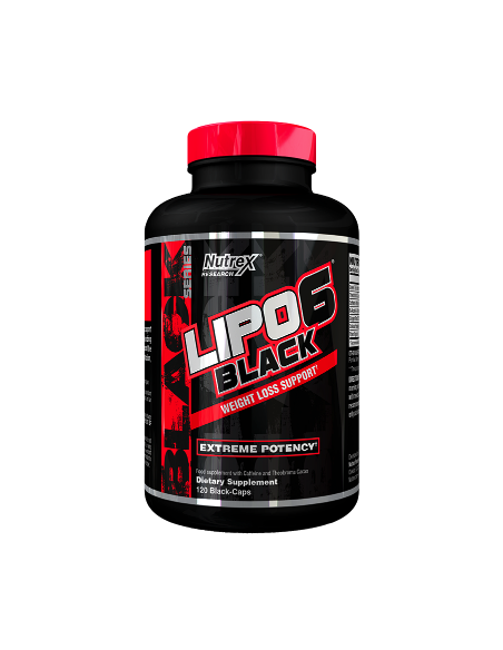 LIPO 6 BLACK 120 CAPS - (Nutrex)