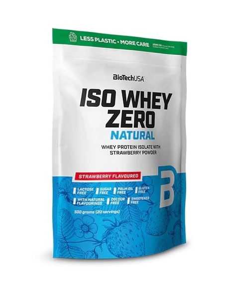 Iso Whey Zero Lactosa Natural 500G (BioTechUsa)