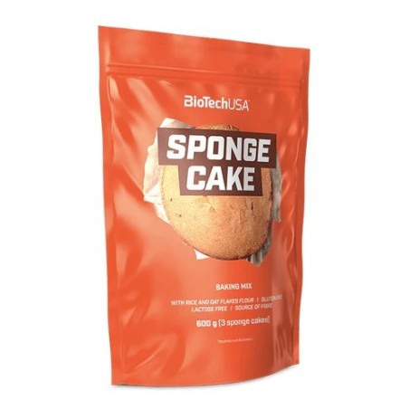Sponge Cake (Mezcla para hornear bizcocho) 600G (BioTechUsa)
