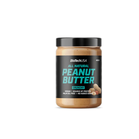 Peanut Butter Crunchy 400G (BioTechUsa)