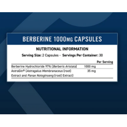 Berberine 1000MG 60CAPS (Applied Nutrition) 2