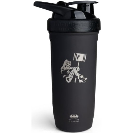 Shaker Mezclador Acero Inoxidable Harley Quinn 900ML (Smartshake)