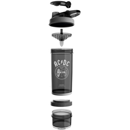 Shaker Mezclador 2 Compartimentos AC/DC 750ML+100ML (SmartShake)