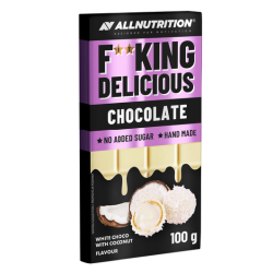 F** King Delicious Chocolate White Choco With Coconut 100G (AllNutrition)