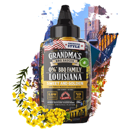 Salsa Louisiana BBQ Sweet & Golden 290ML (Max Protein)