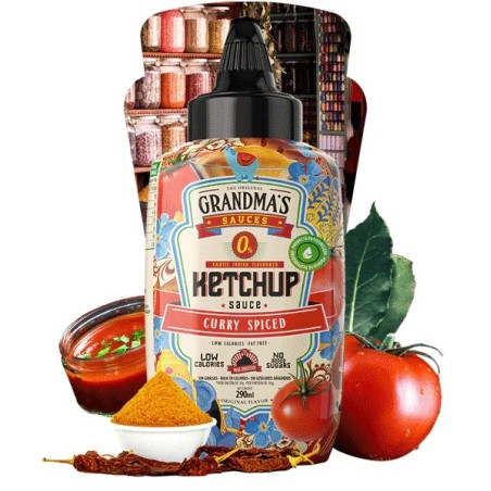 Salsa Ketchup Curry 290ML (Max Protein)