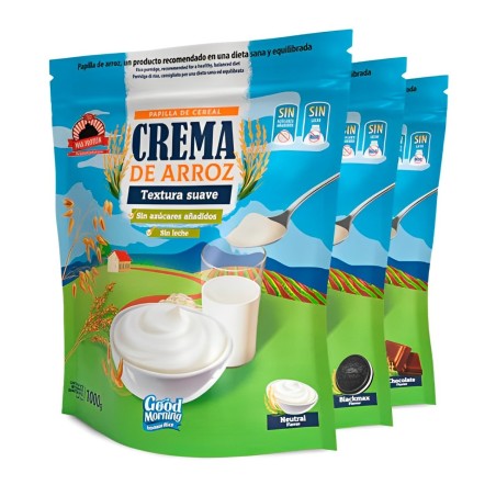 Crema de Arroz Good Morning 1KG (Max Protein)